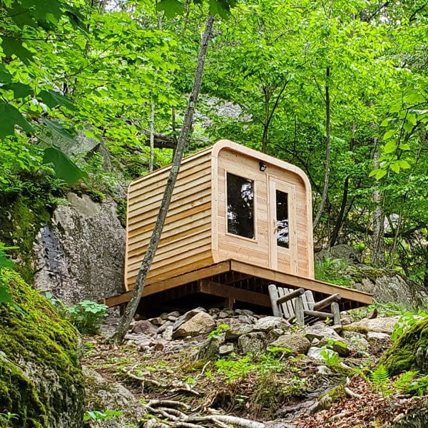 Dundalk CT Luna 3 Person Barrel Sauna