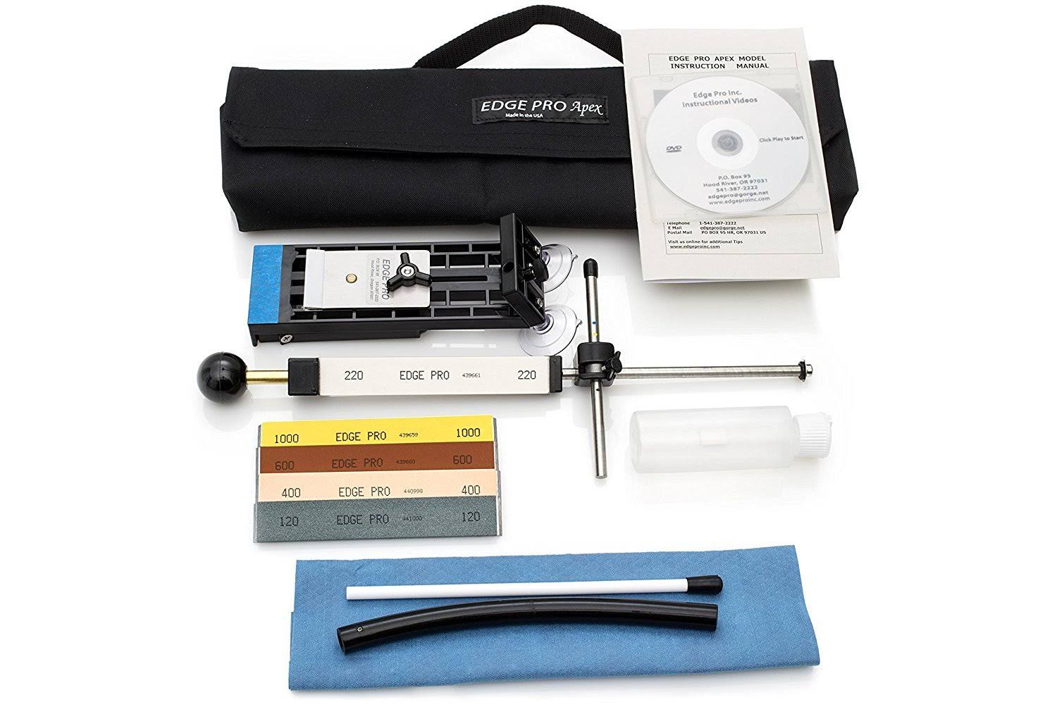 Edge Pro Apex Knife Sharpener Kit 3 w/ Carrying Case