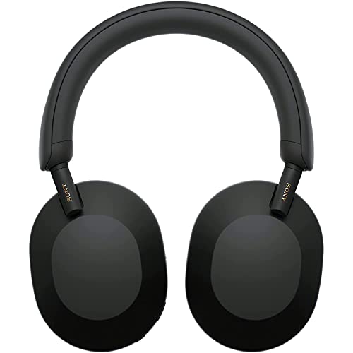 Sony WH1000XM5/S Wireless Noise Canceling Headphones (Silver) Bundle with Deco Gear Hard Case + Pro Audio Headphone Stand + Microfiber Cleaning Cloth