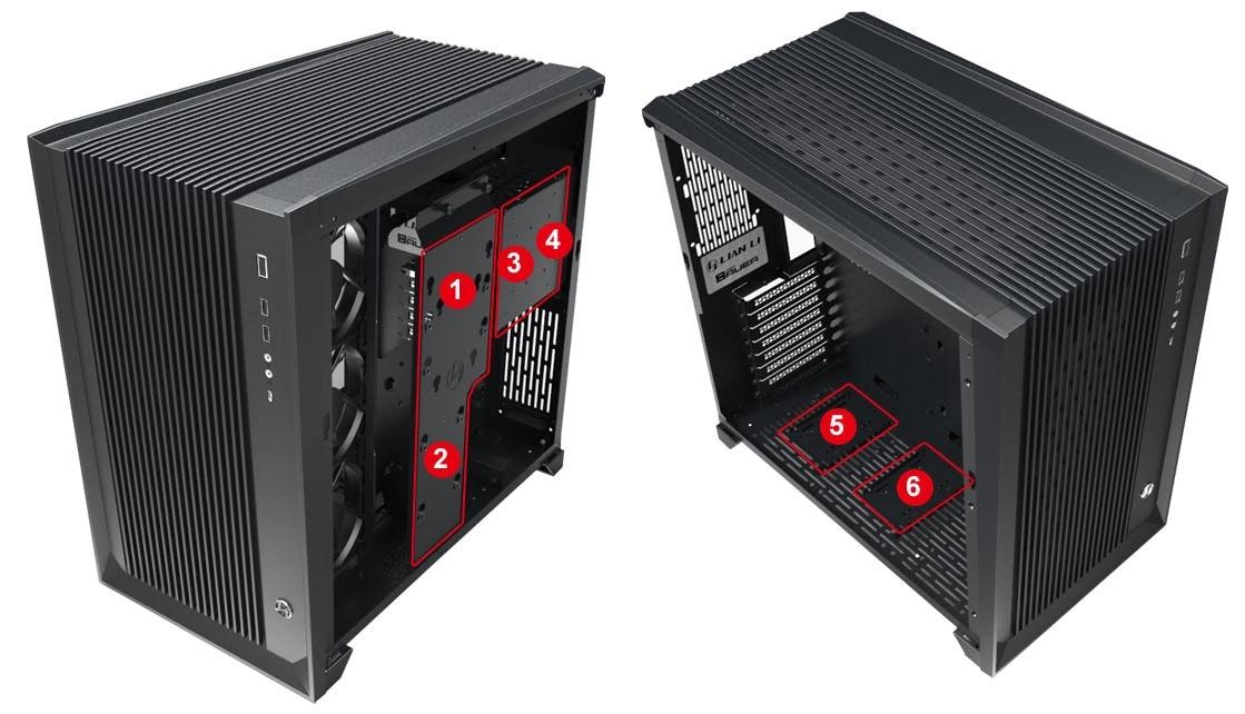 Lian Li Pc-o11air SECC/Tempered Glass ATX Mid Tower Gaming Computer Case Black