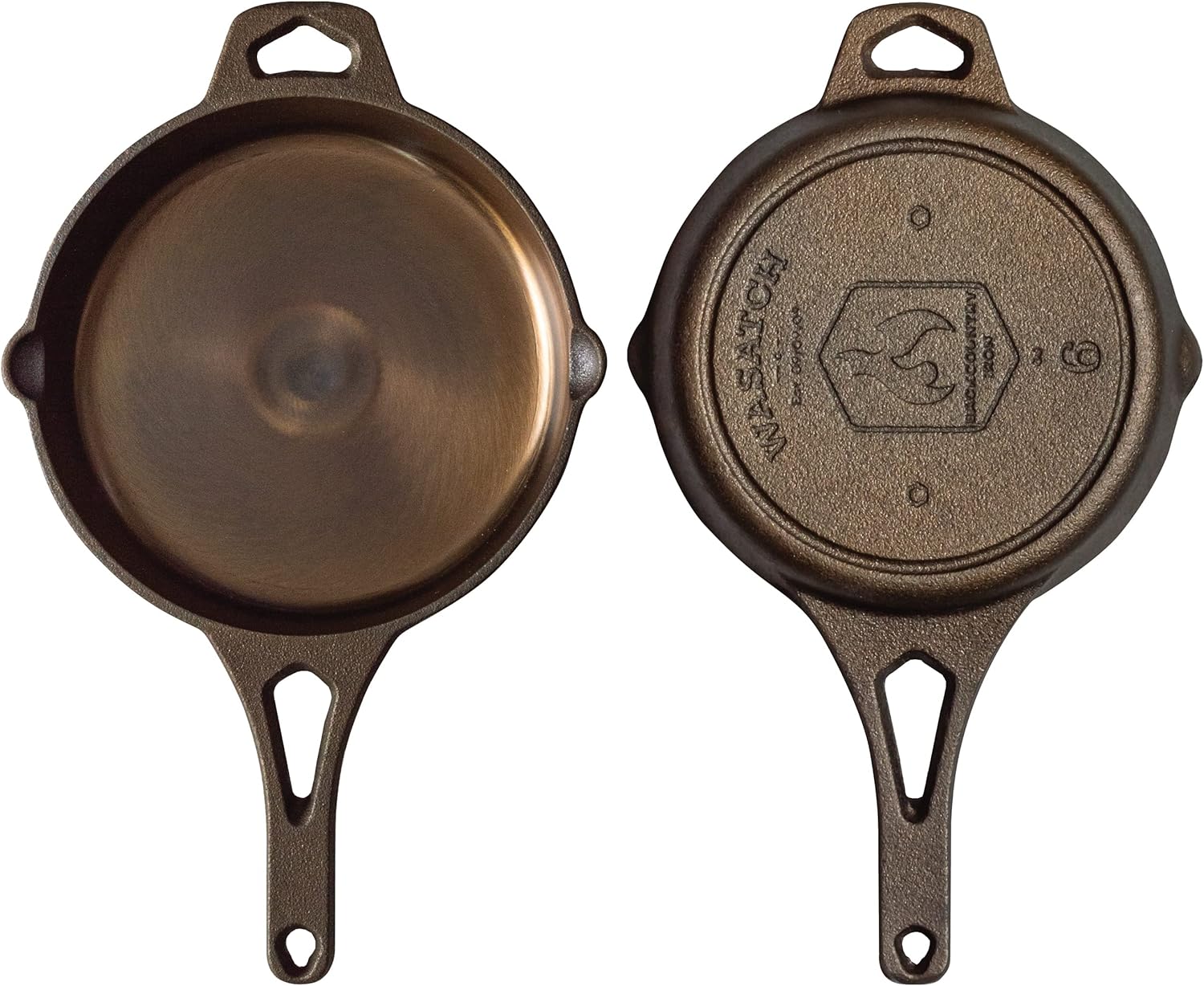 Backcountry Iron Round Wasatch Smooth Cast Iron Skillet (10 Inch)