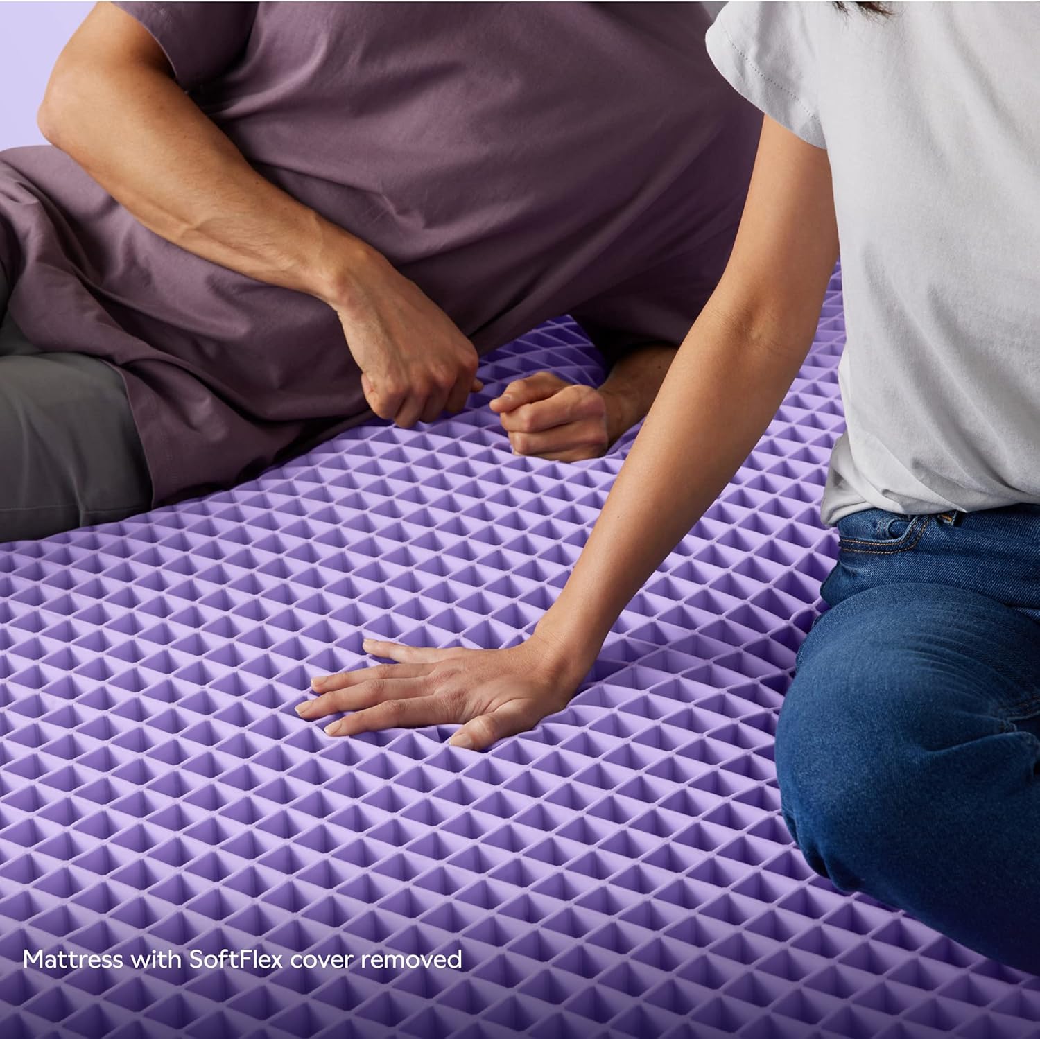 Purple Mattress - Twin, GelFlex Grid, Better Than Memory Foam, Temperature Neutral, Responsiveness, Breathability, Made in USA