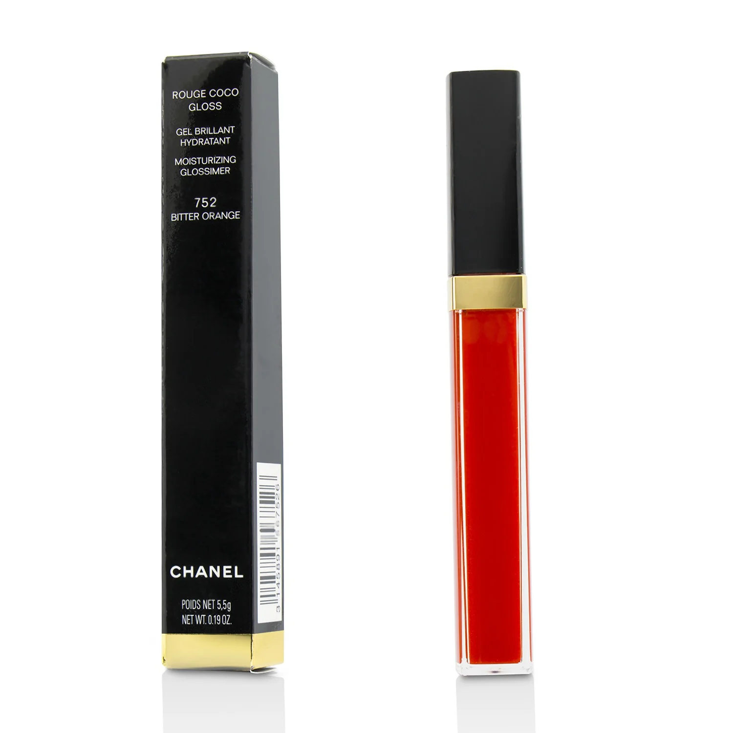 Chanel Rouge Coco Gloss Moisturizing Glossimer - # 824 Rouge Carmin  5.5g/0.19oz