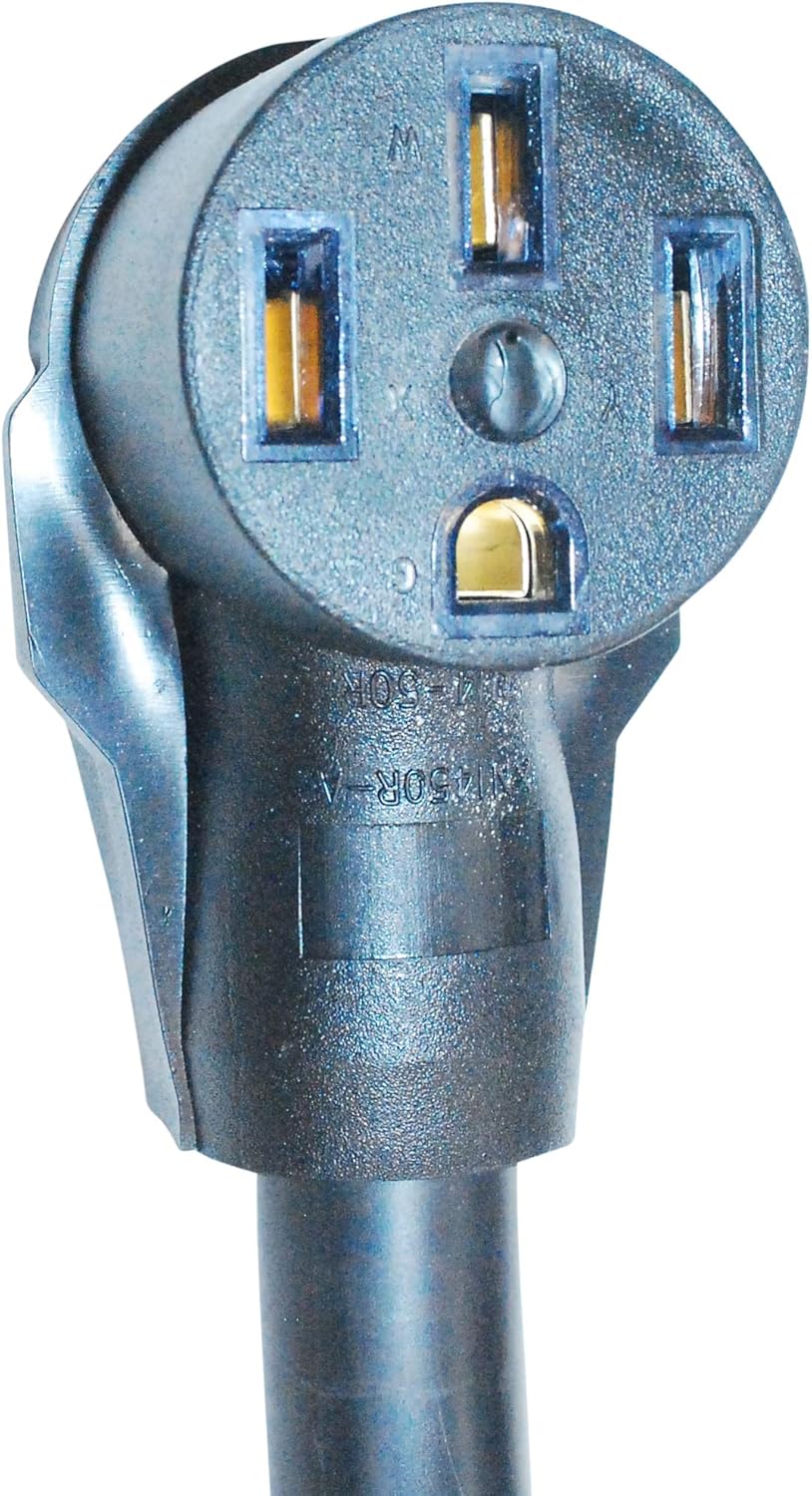 Couplago Heavy Duty 6 Gauge Nema 6-50P to 14-50R Adapter 50Amp Welding to 50Amp EV for EV/Tesla Pack of 2