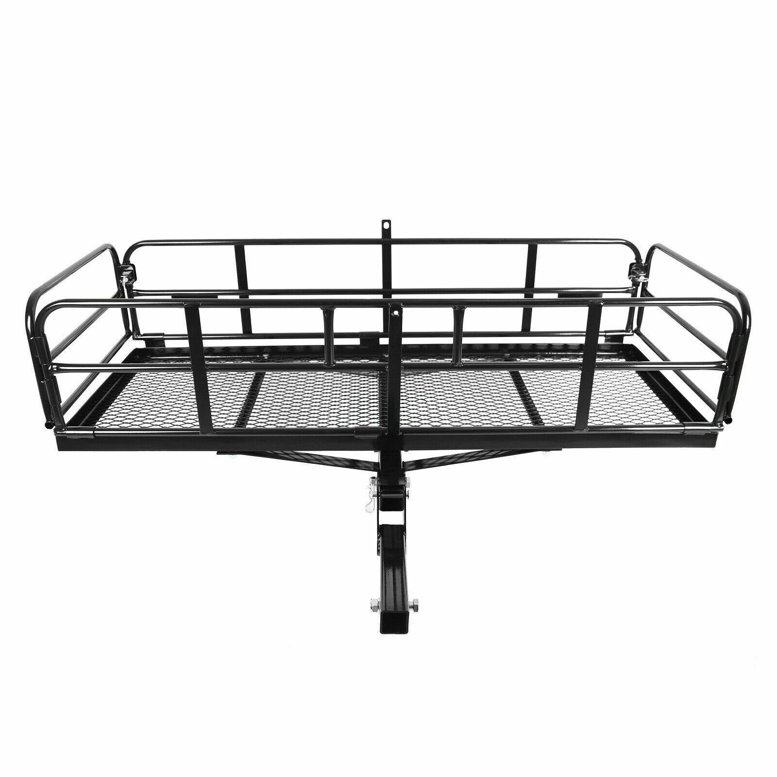 Teledu Multifunctional Folding Hitch-Mount Cargo Carrier Mounted Basket Luggage Rack