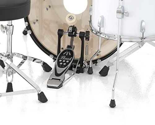 Pearl Roadshow Drum Set 4-Piece Complete Kit with Cymbals and Stands, Charcoal Metallic (RS584C/C706)