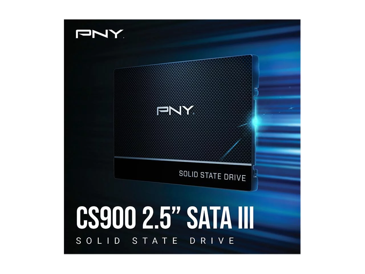 PNY CS900 2.5" 4TB SATA III 3D NAND Internal Solid State Drive (SSD) SSD7CS900-4TB-RB