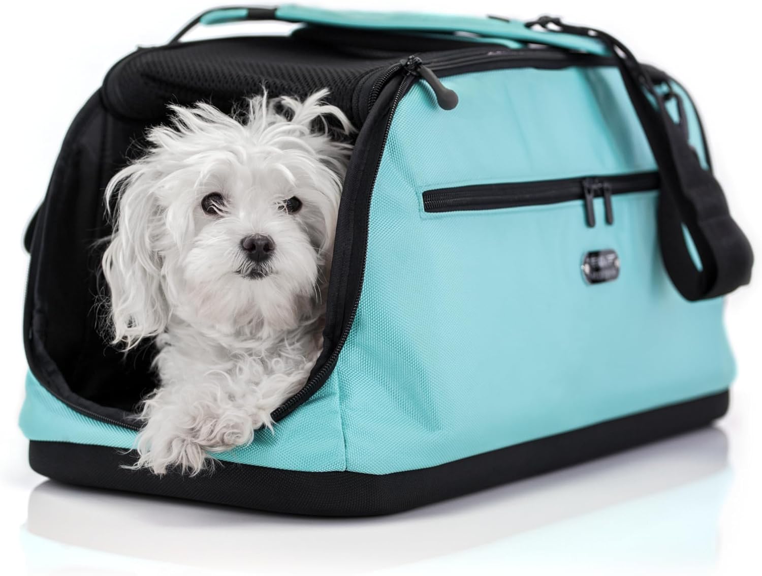 Sleepypod Air - Airline Approved Pet Carrier and Crash-Tested Car Seat for Cats and Dogs up to 18 lbs (Robin Egg Blue)
