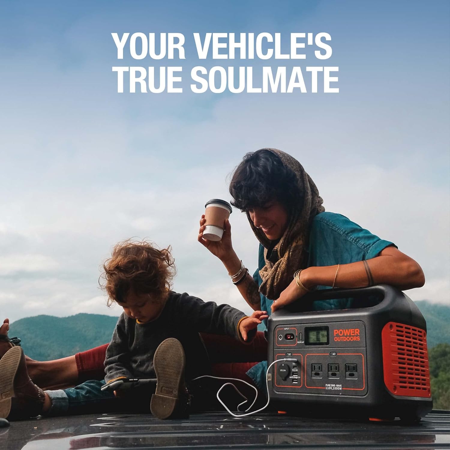 Jackery Portable Power Station Explorer 1000, 1002Wh Solar Generator (Solar Panel Optional) with 3x110V/1000W AC Outlets, Solar Mobile Lithium Battery Pack for Outdoor RV/Van Camping, Emergency