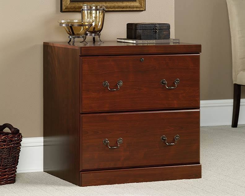 Sauder Heritage Hill 2 Drawer Lateral File in Classic Cherry Finish