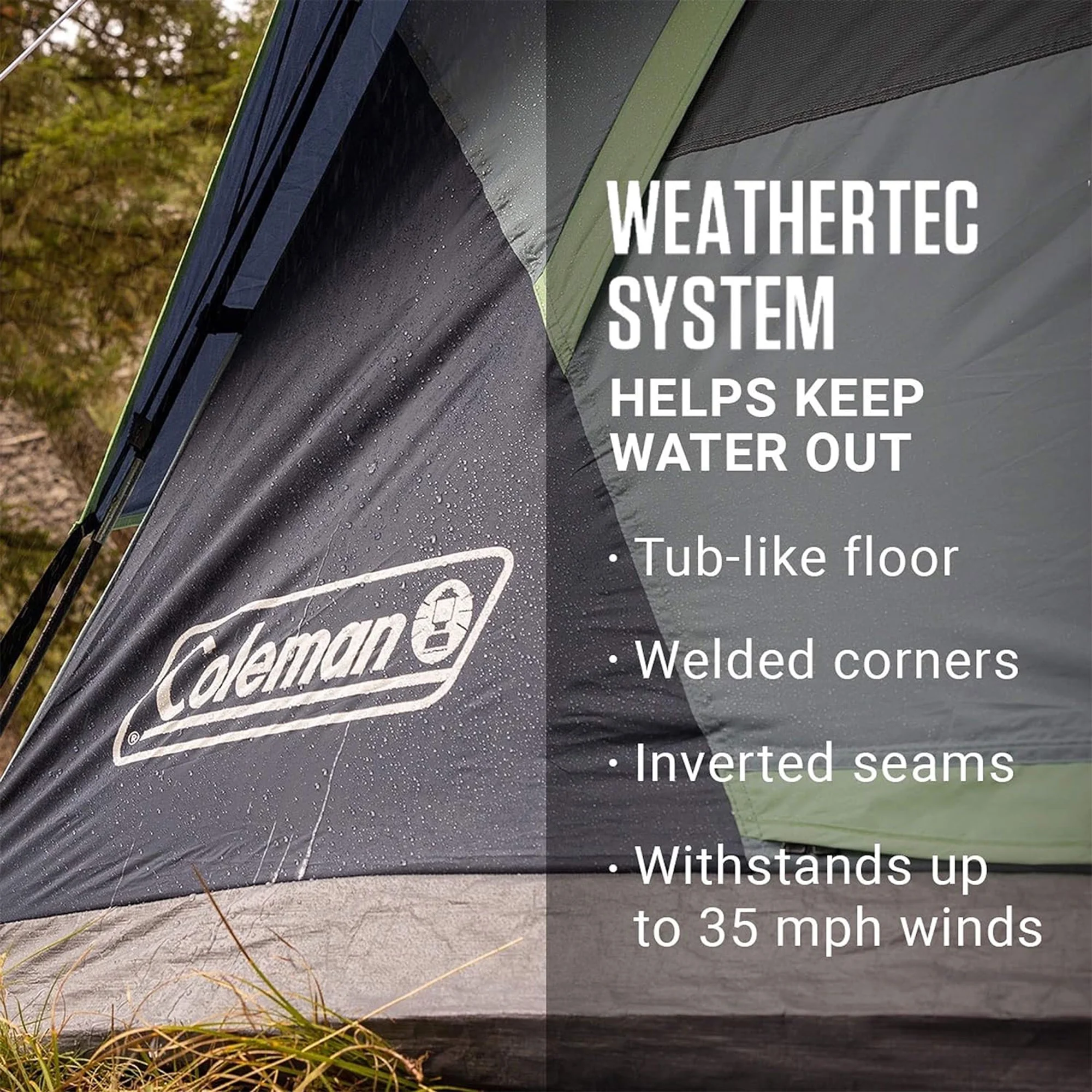Coleman Skydome 8-Person Camping Tent-Dark Room Skydome 8-Person Camping Tent