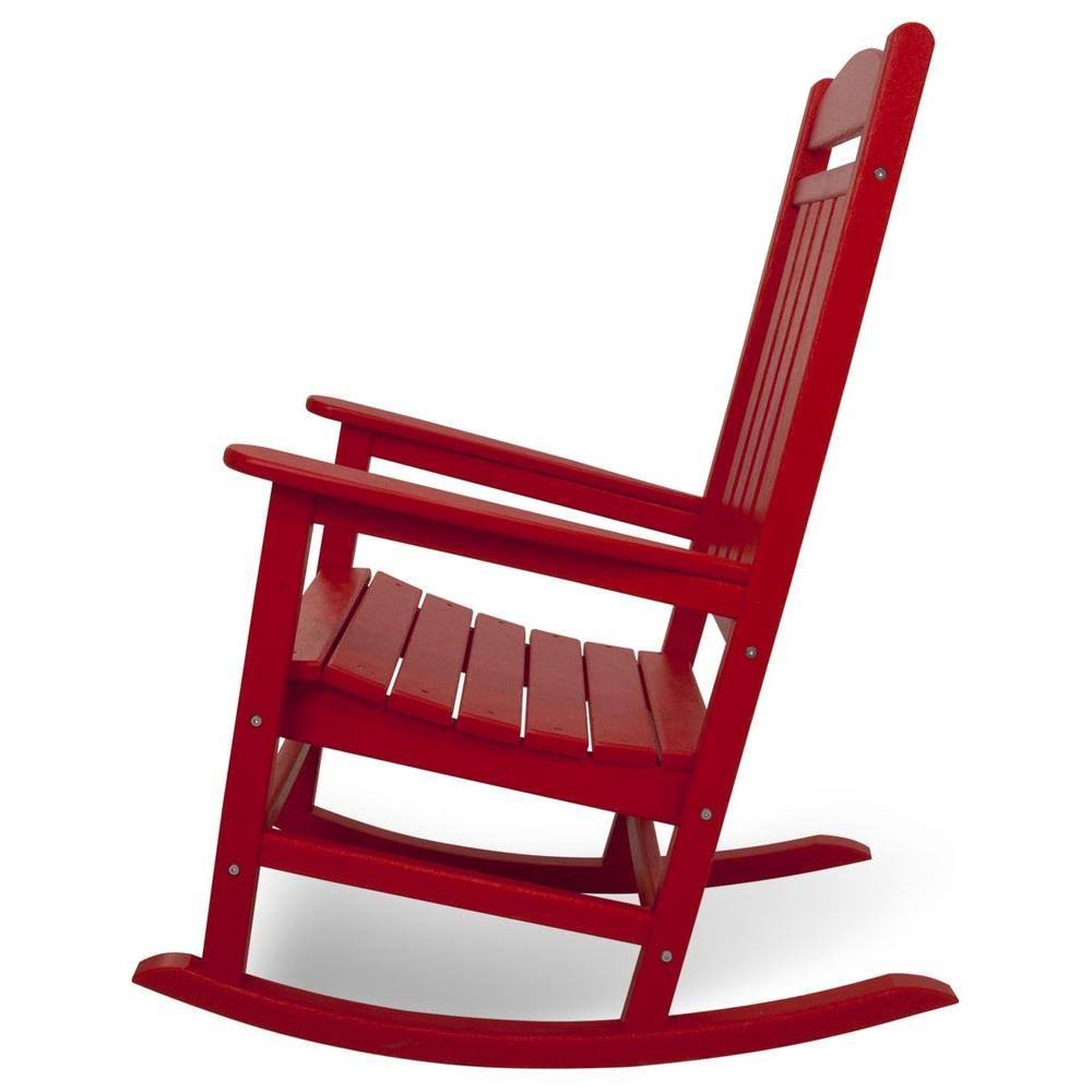 POLYWOOD Presidential Rocking Chair - Sunset Red