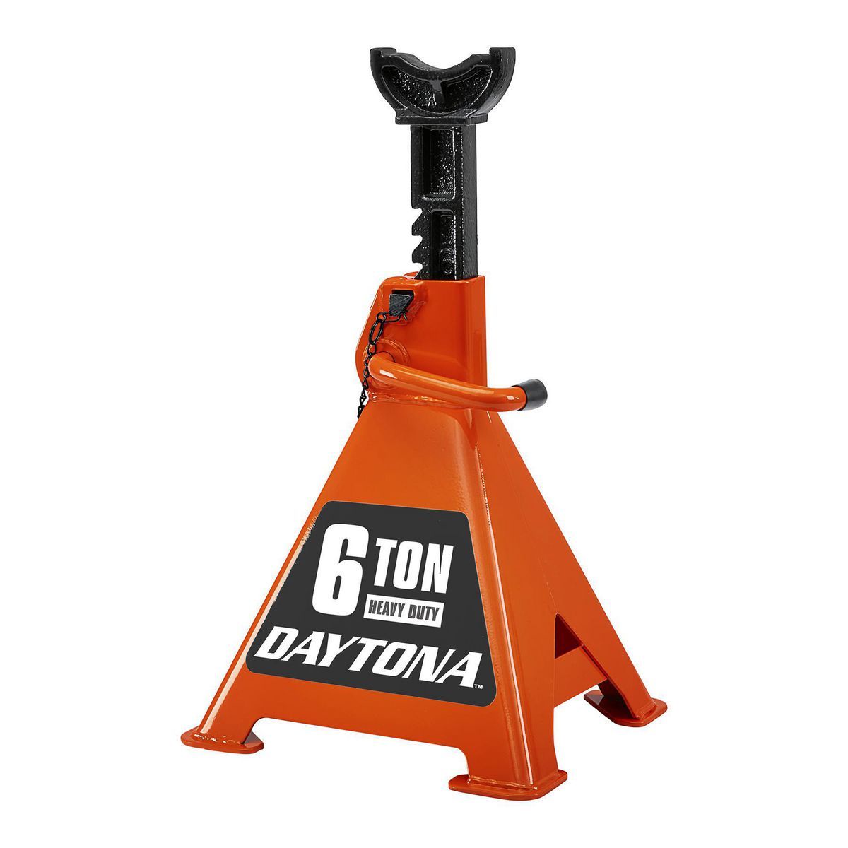 DAYTONA 6 Ton Heavy Duty Ratcheting Jack Stands, Slate Gray