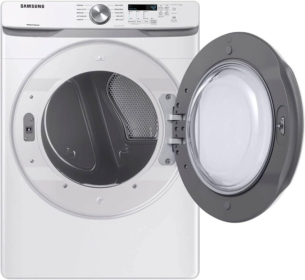 SAMSUNG DVG45T6000W 7.5 cu. ft. Gas Dryer with Sensor Dry in White