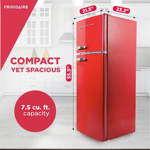 Frigidaire EFR753- 2 Door Apartment Size Refrigerator with Freezer
