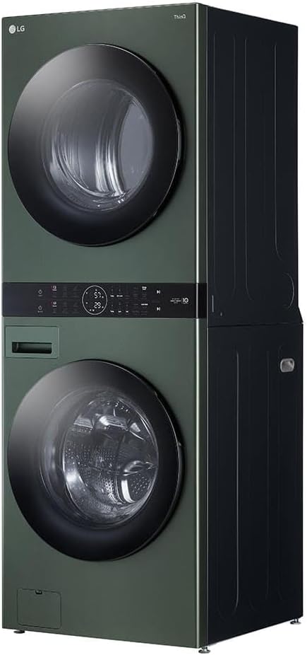 LG WKGX201HGA Single Unit Front Load LG WashTower(TM) with Center Control(TM) 4.5 cu. ft. Washer and 7.4 cu. ft. Gas Dryer