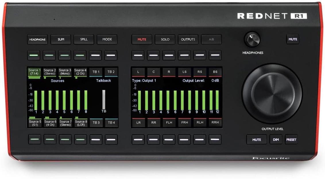 Focusrite RedNet R1 Desktop Remote Controller for Red Interfaces