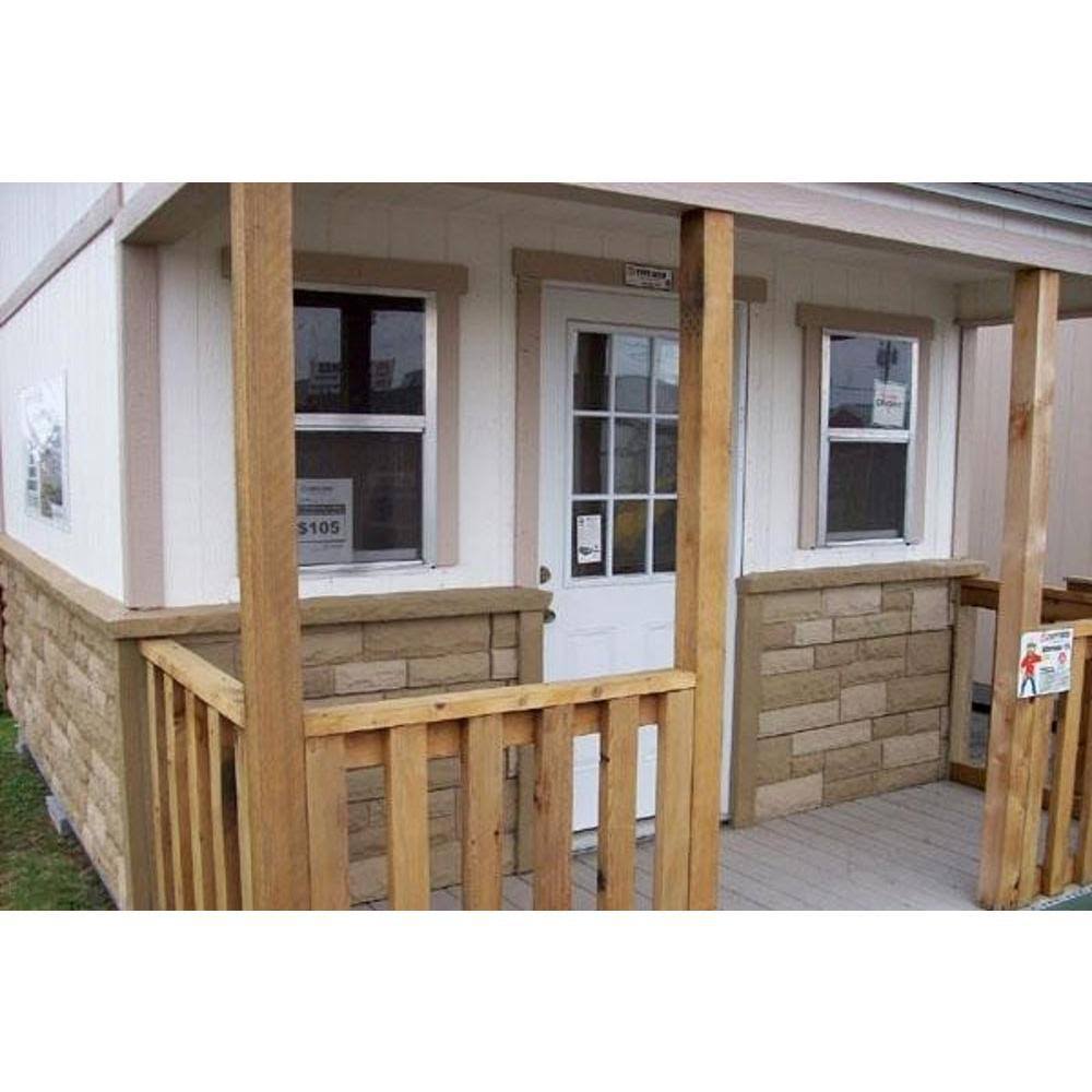 NextStone Faux Polyurethane Stone Panel - Random Rock Desert Buff, Beige