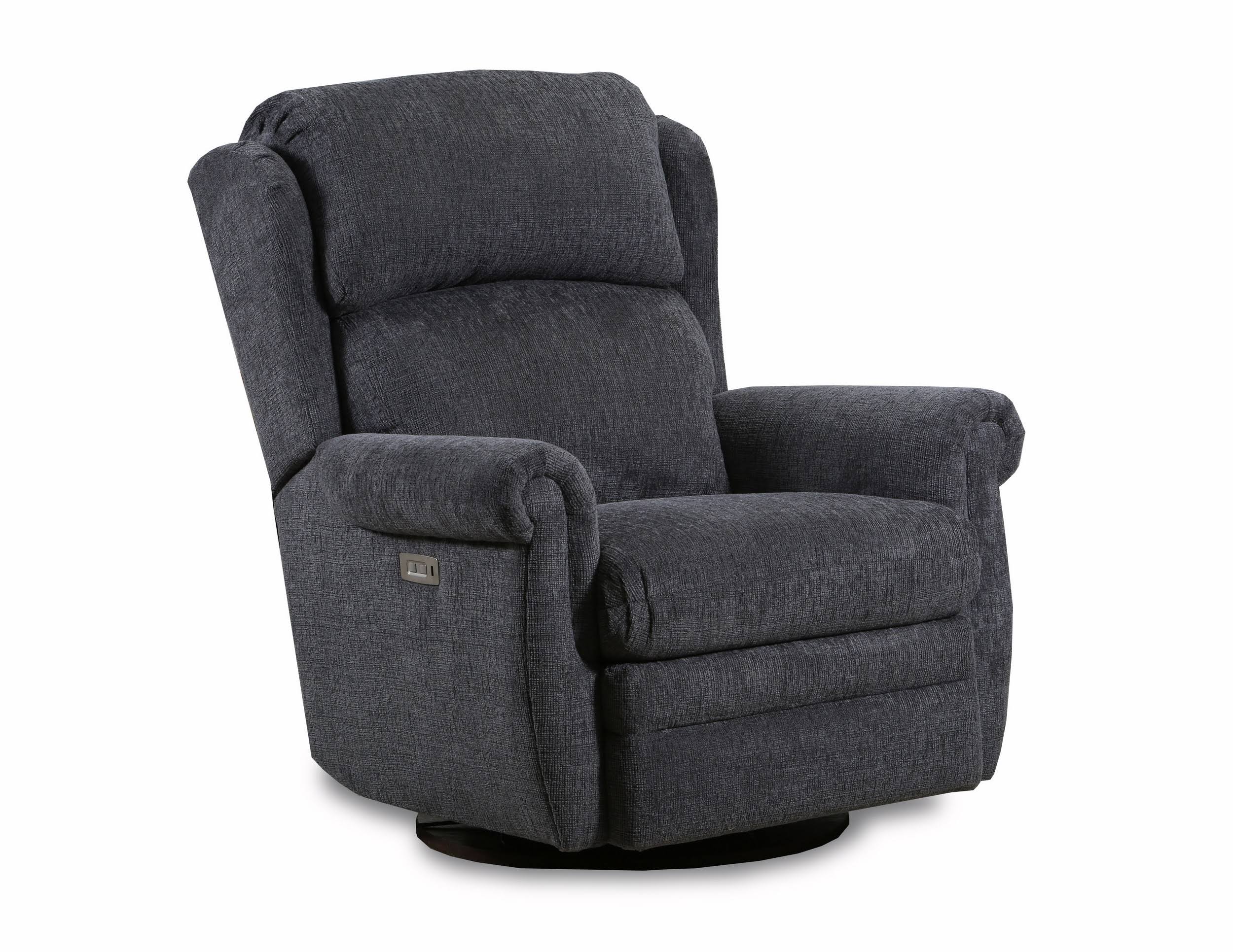 Lane Furniture Kacey Sterling Heat and Massage Glider Recliner