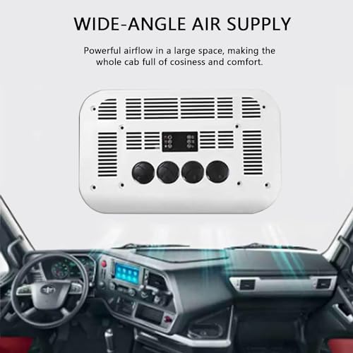 RV Rooftop Air Conditioner, 12V/24V Air Conditioning for Minivans, Camper Air Conditioner for RV Bus Truck Vehicle Camper