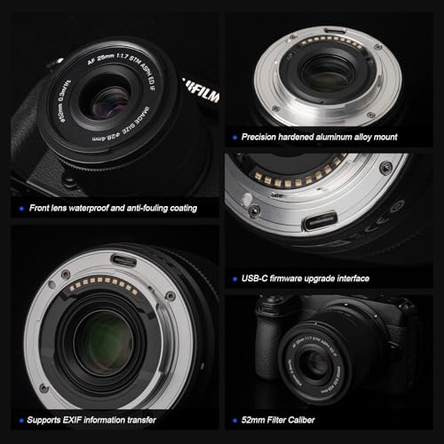 VILTROX Pro 27mm f/1.2 F1.2 XF Fuji for Fujifilm X Mount Lens,27mm APS-C X Lens for Fuji X-T5 X-H2S X-S20 X-T4 X-S10 X-T200 X-T30 II X-H1 X-T30 X-A7 X-Pro3 X-E4 X-T2 X-Pro2