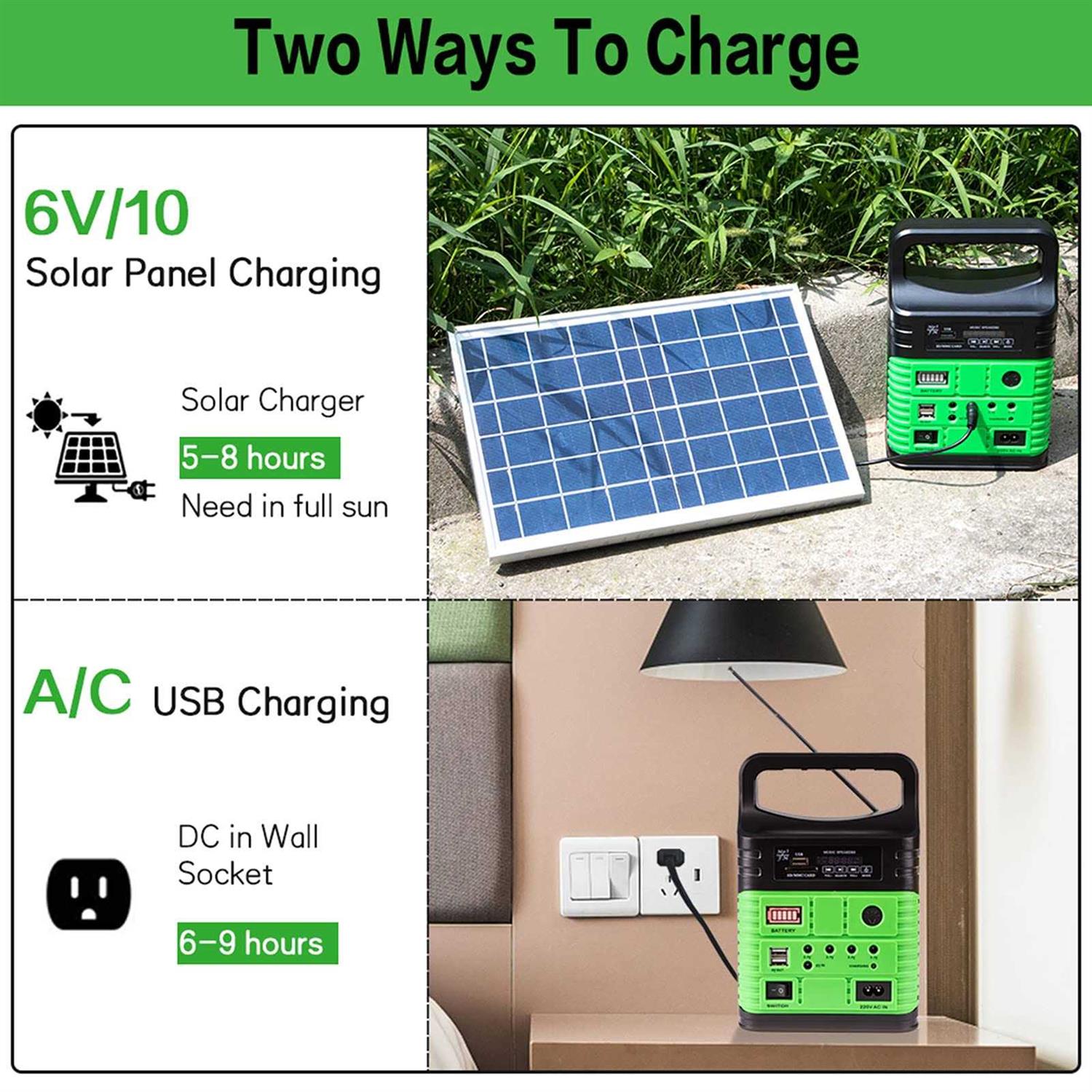 Solar Generator Portable Power Station for Emergency Power Supply - Shop Hardware Tools Online Store