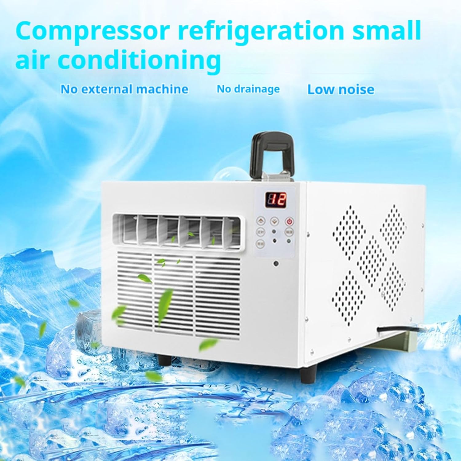 Portable Camping Ac, Mini Air Conditioner Without External Unit Mobile Air Conditioning, Outdoor Tent Small Air Conditioning Suitable For Both Indoor And Outdoor Use