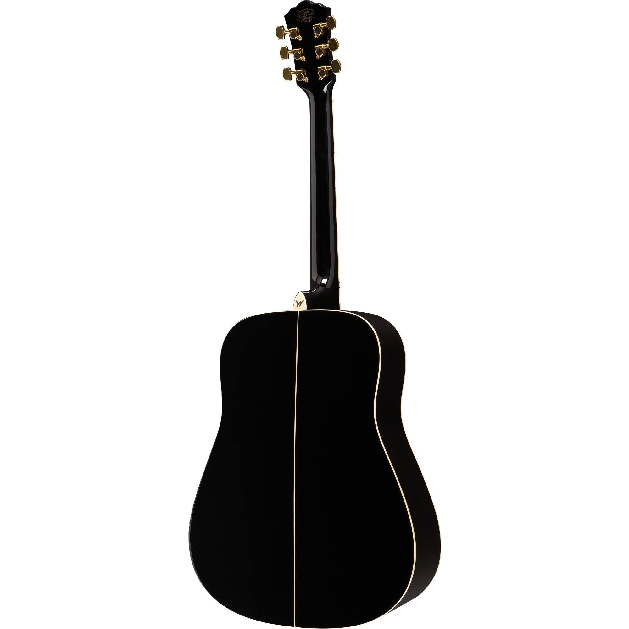 Washburn WD100DL Dreadnought Mahogany Acoustic Guitar Black