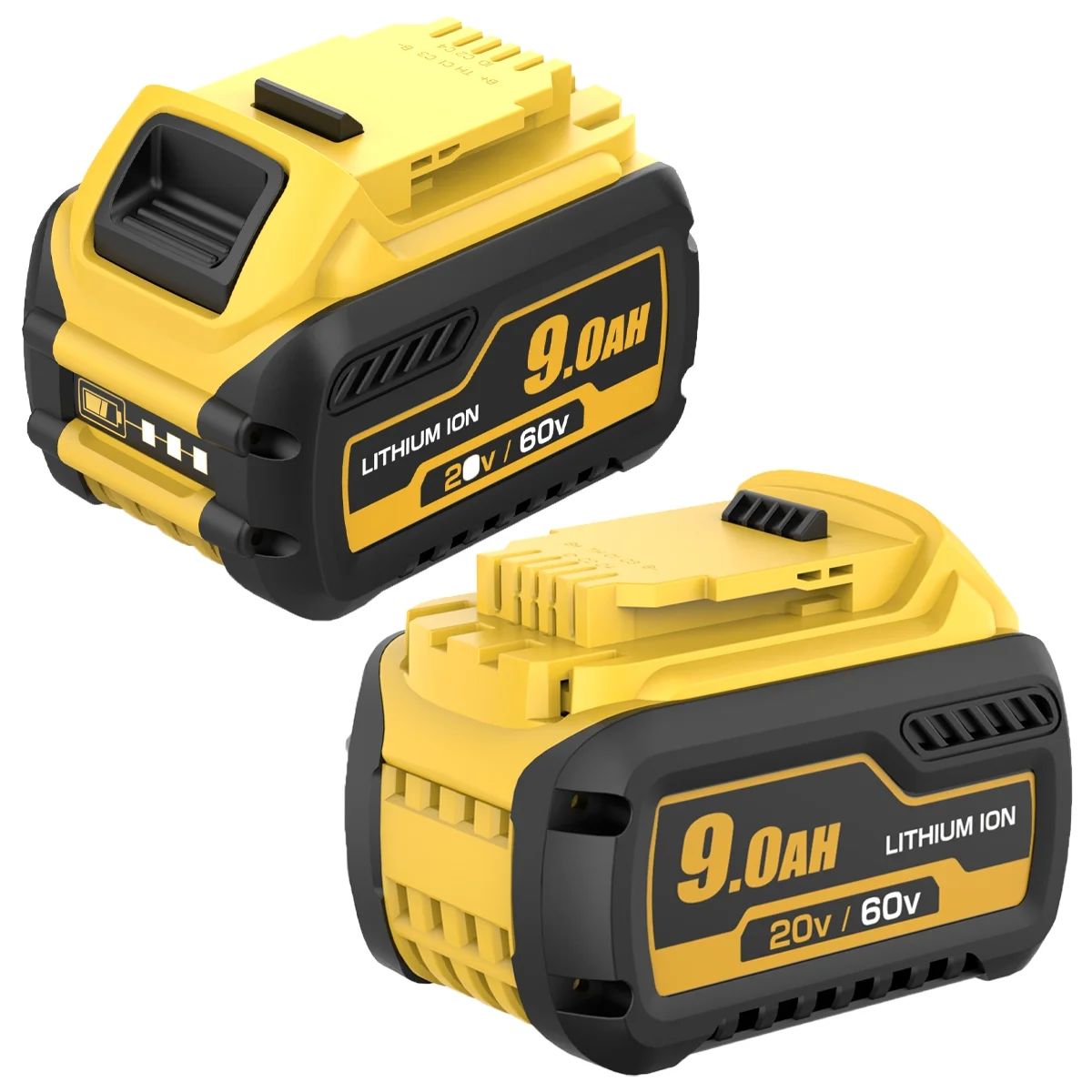 20V/60V MAX 9.0Ah Replacement for Dewalt 60V Battery DCB606 DCB609 DCB612 DCB206 DCB200 2-Pack - Curated Treasures Market