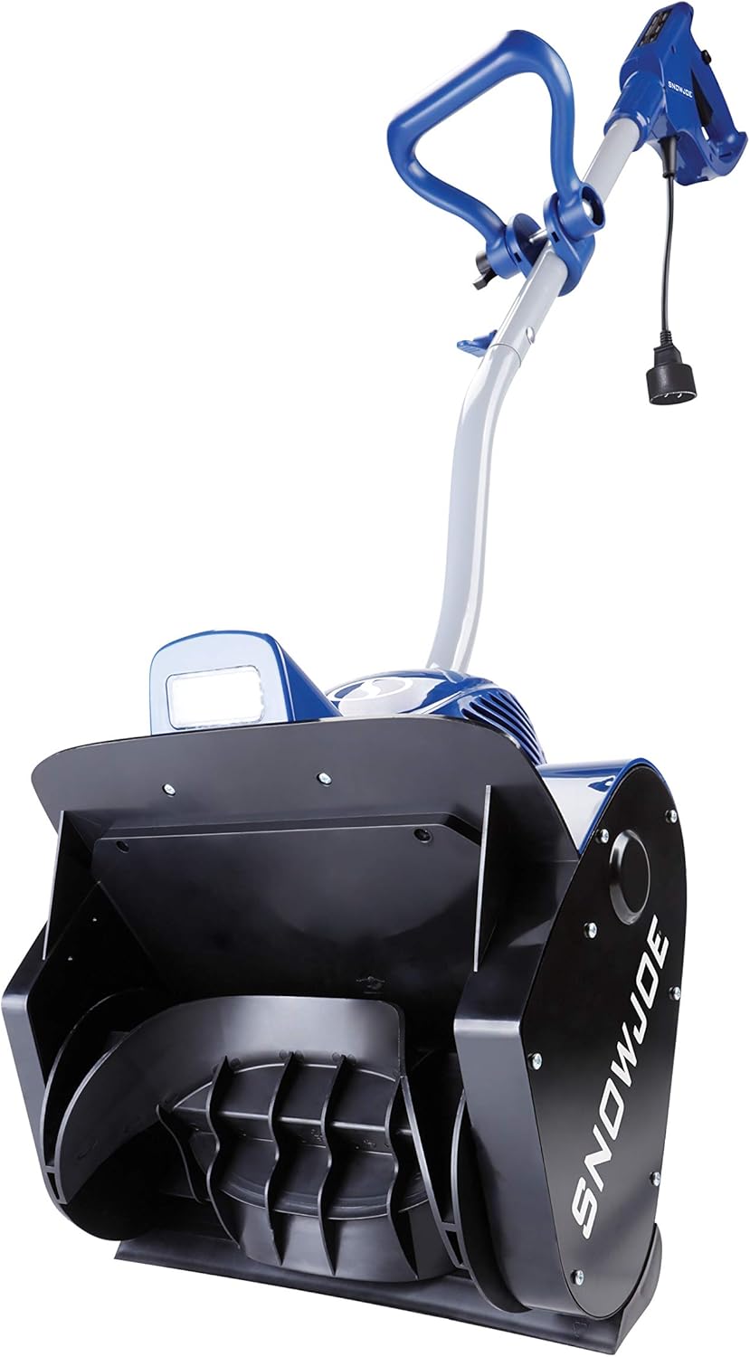 Snow Joe 324E 11-Inch 10 Amp Electric Snow Shovel w/Headlights, Blue Pack of 2