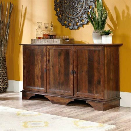 Sauder Viabella Sideboard Buffet Storage in Curado Cherry