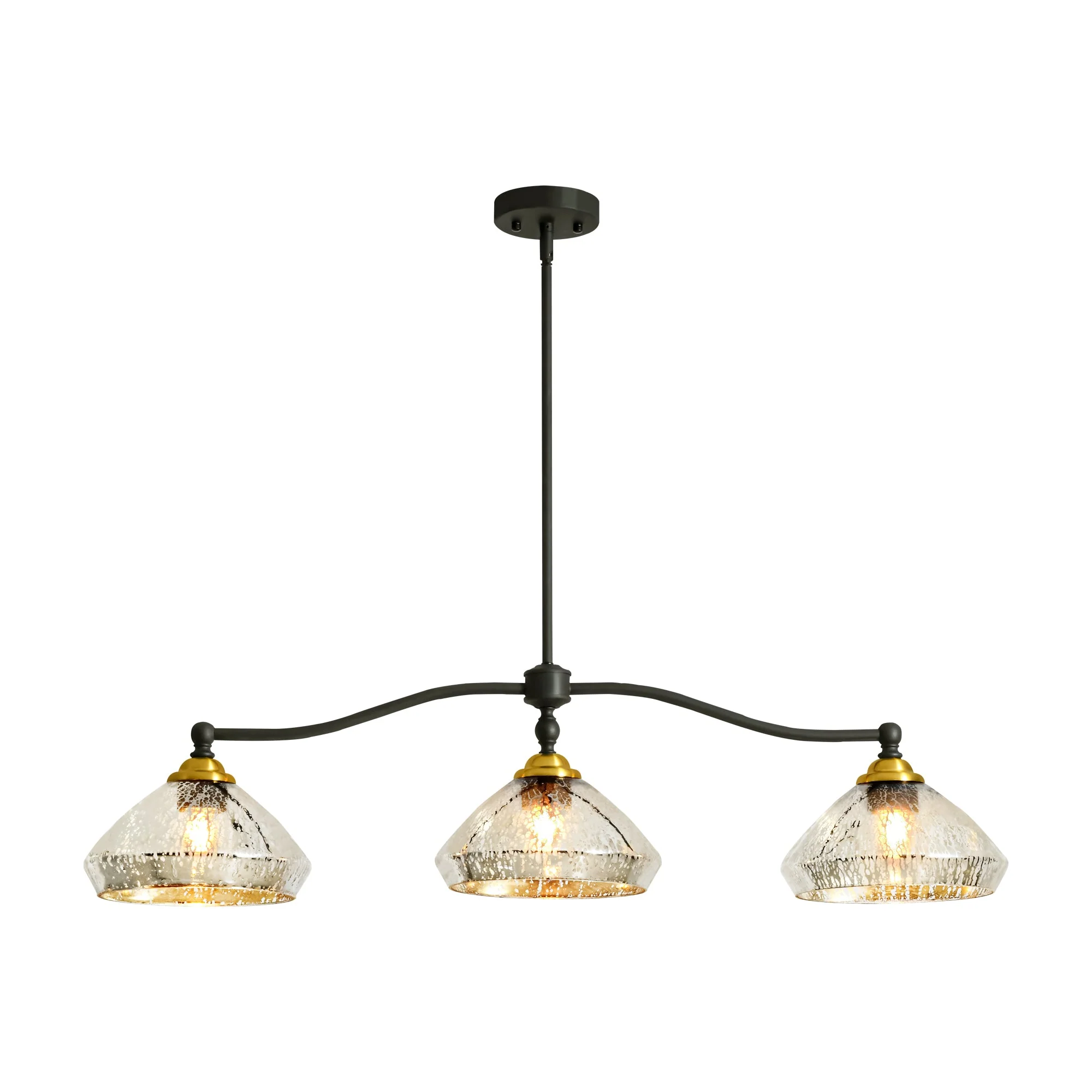Zanthor 3-Light Dimmable Farmhouse Cone Chandelier (39)