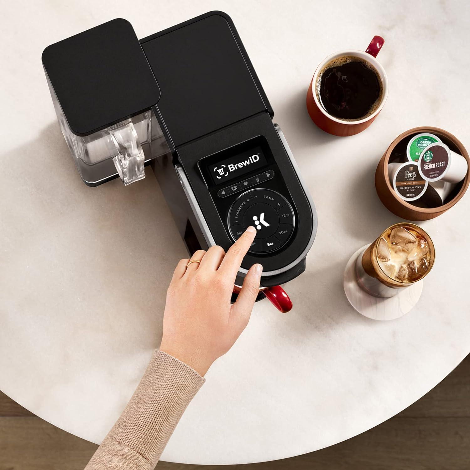 Keurig® K-Supreme Plus SMART Single Serve K-Cup Pod Coffee Maker, Black