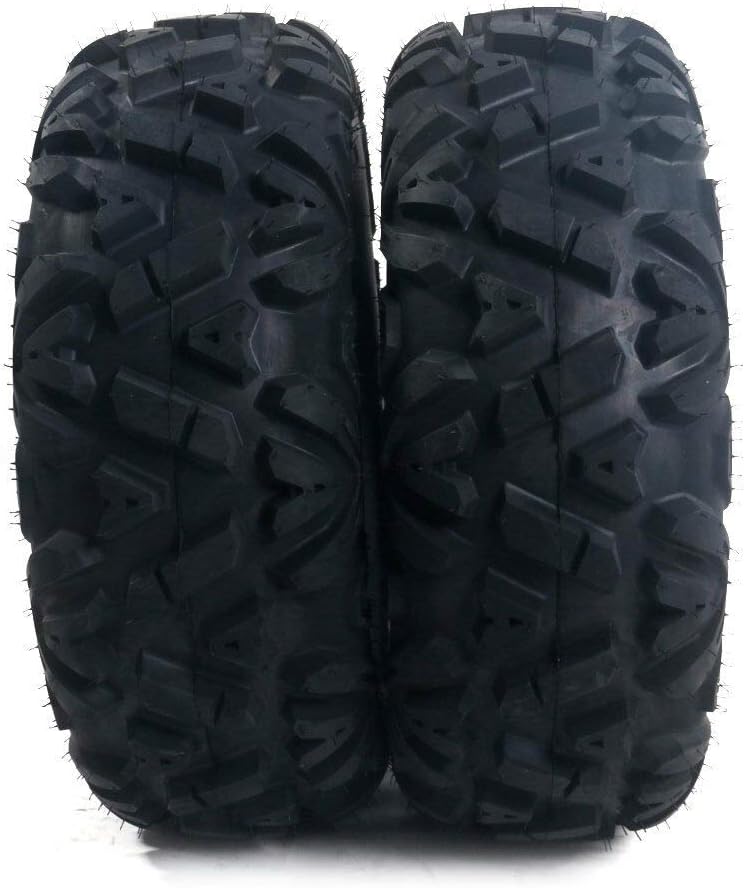 TRIBLE SIX Set of 2 ATV UTV Tires 27x9-12 279-12 12" All-Terrain Tubeless Sports 6PR Tires LRC