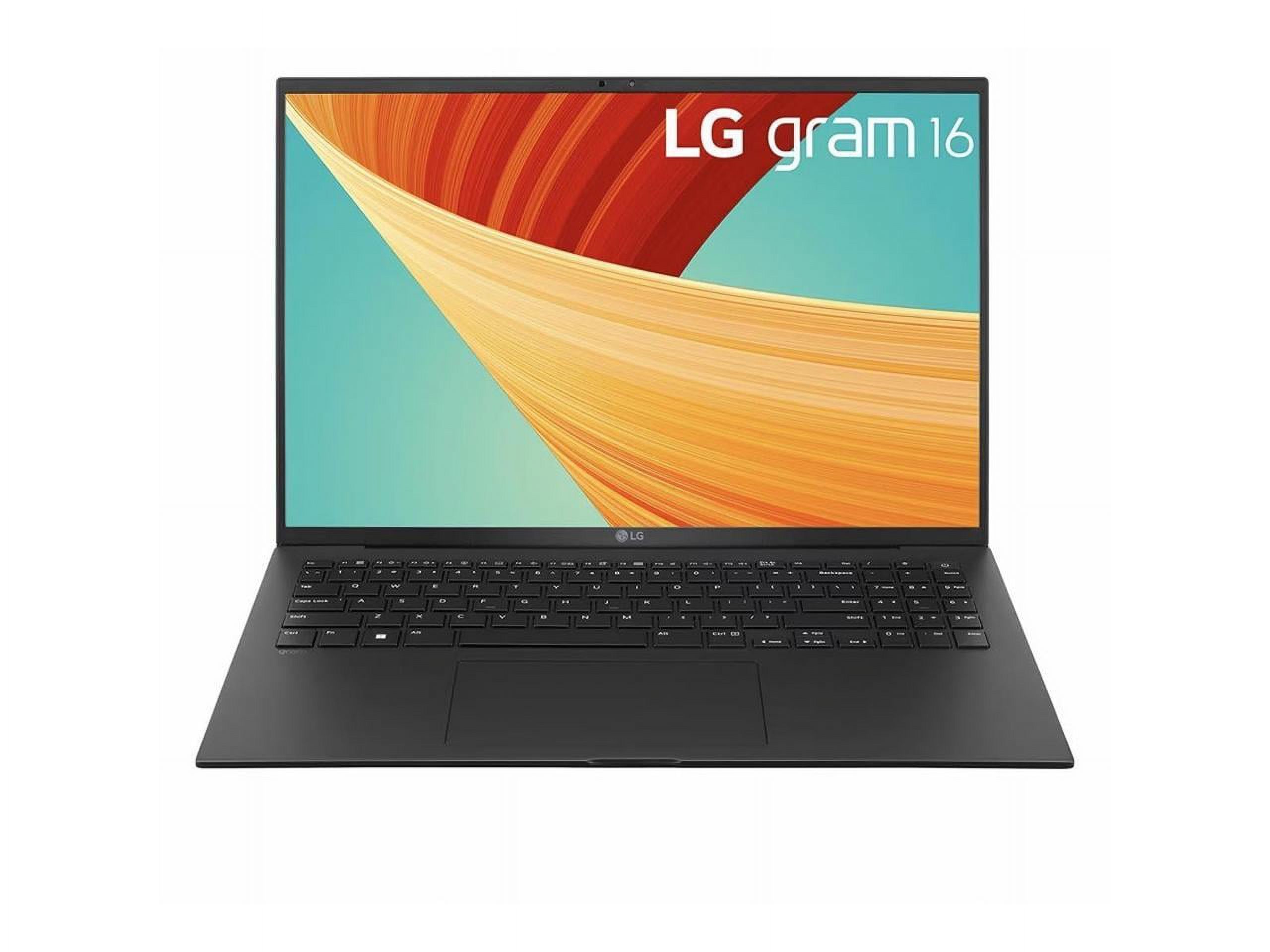 LG gram 16Z90R-N.APB7U1 16" Notebook - Intel Core i7 - 16 GB Total RAM - 1 TB SSD - Intel Chip - Windows 11 Pro - In-plane Switching (IPS) Technology