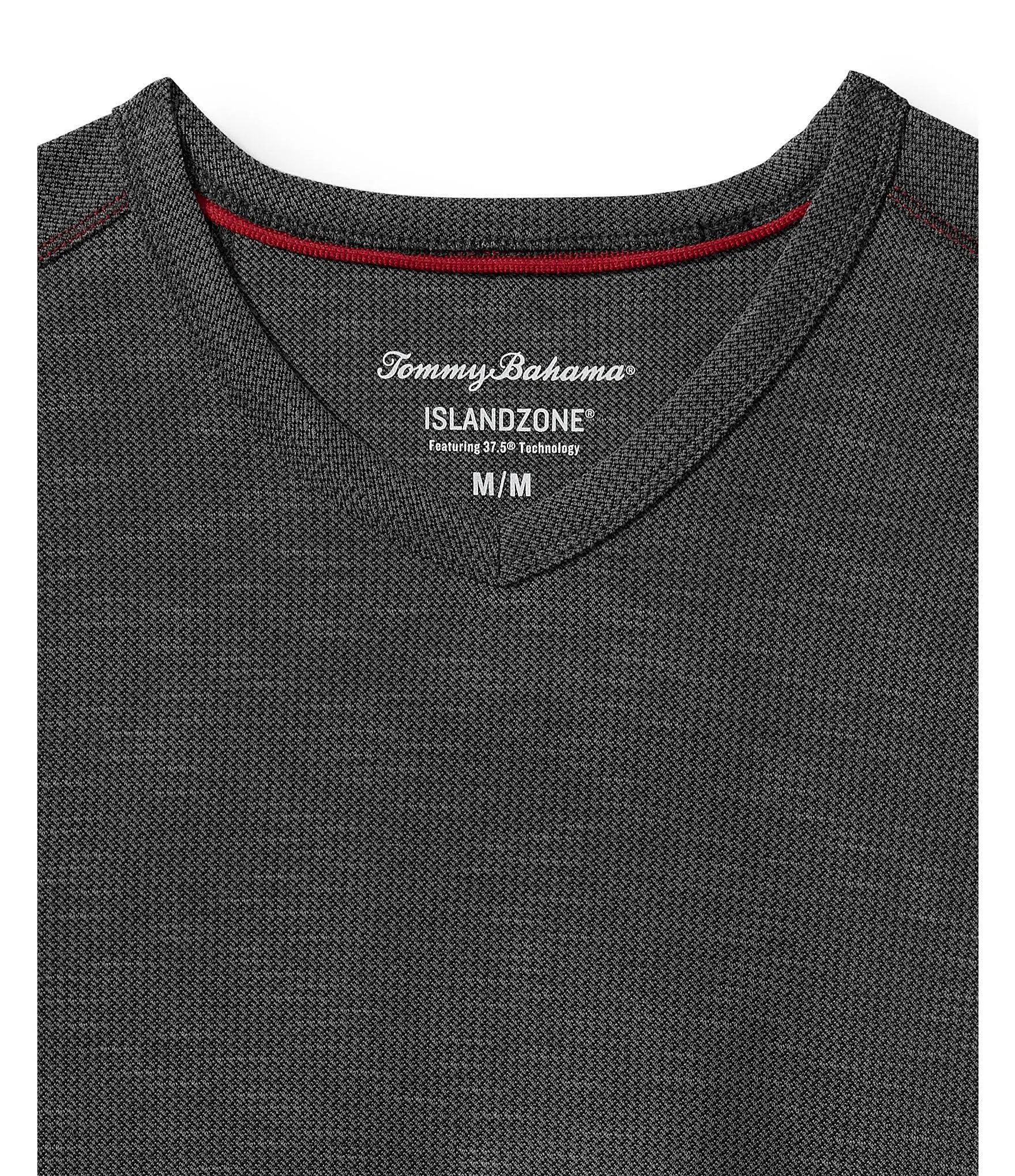 Tommy Bahama Tropicool Paradise V-Neck Tee - Blue