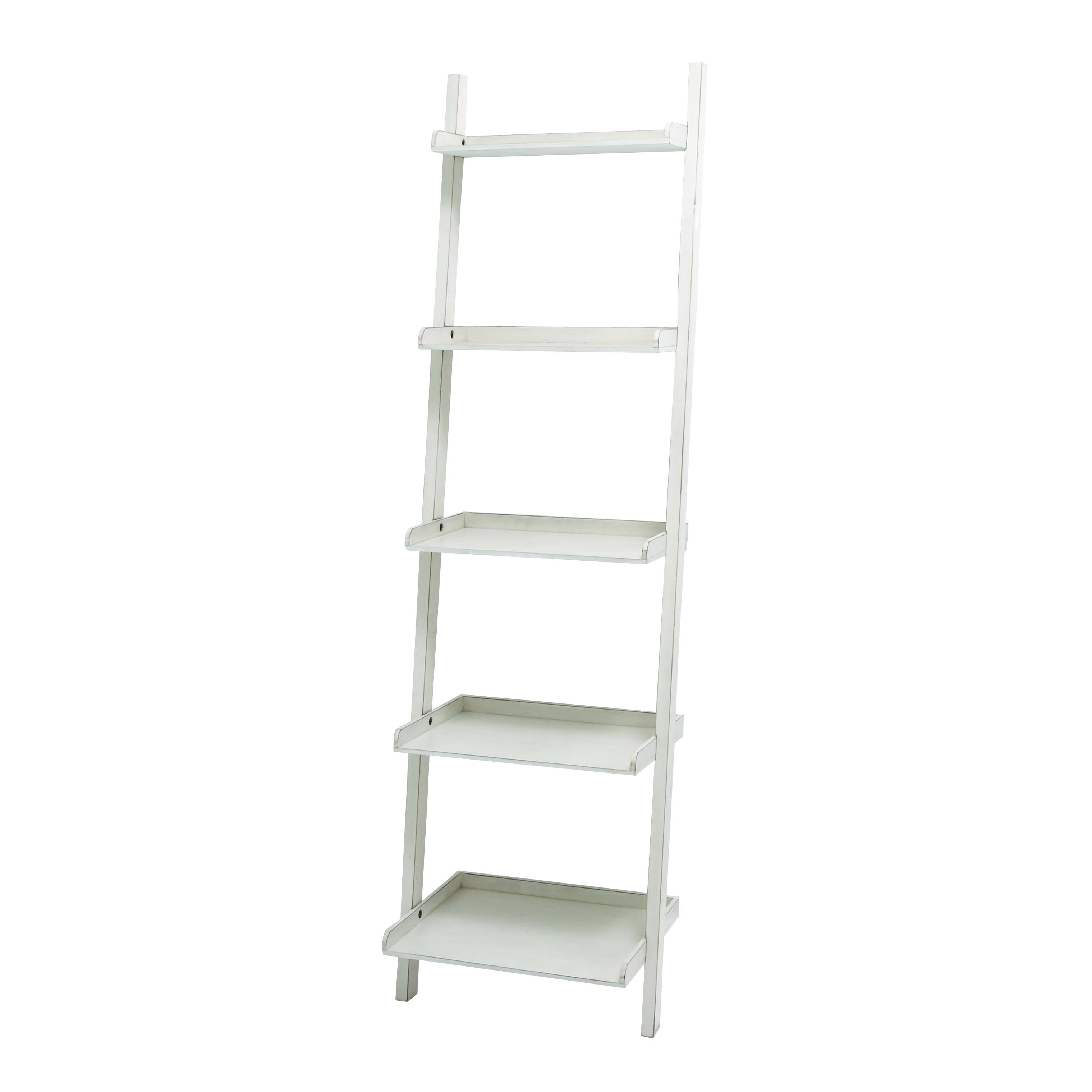 Leaning Shelf in Trendy White