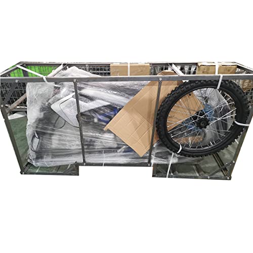X-PRO Storm 150 Dirt Bike with 4-Speed Manual Transmission, Electric/Kick Start, Big 19"/16" Tires!