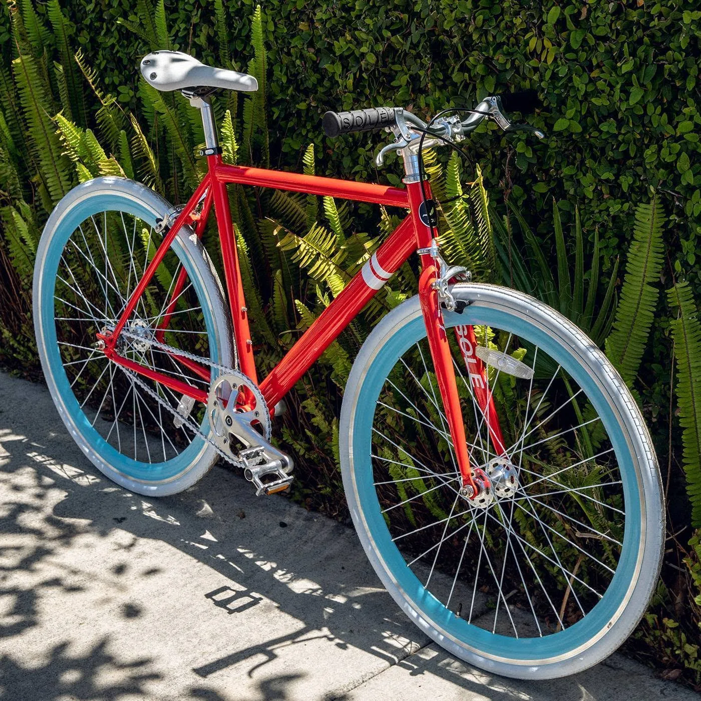 Sole Bicycles The OFW II Single Speed 29x22 Road Bike/21x22 Frame - Red