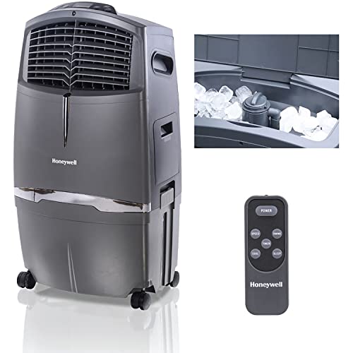 Honeywell 525 CFM Indoor Portable Evaporative Cooler with Fan & Humidifier