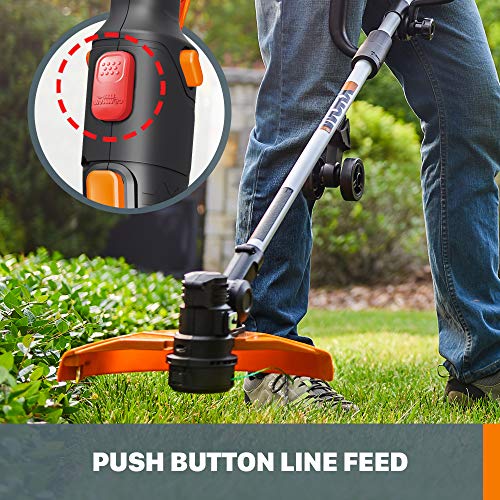 Worx String Trimmer Cordless, Edger 40V Power Share Weed Trimmer 13" (2 Batteries & Charger Included) WG184