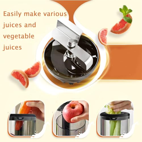 Masuto Juicer, Masuto Slow Juicer, Masuto Blender, Masuto Ms Healthy Juicer,Powerful Slow Cold Press Juicer with Large Feed Chute,Juicer Electric Citrus Juicer Machine for Vegetables and Fruits