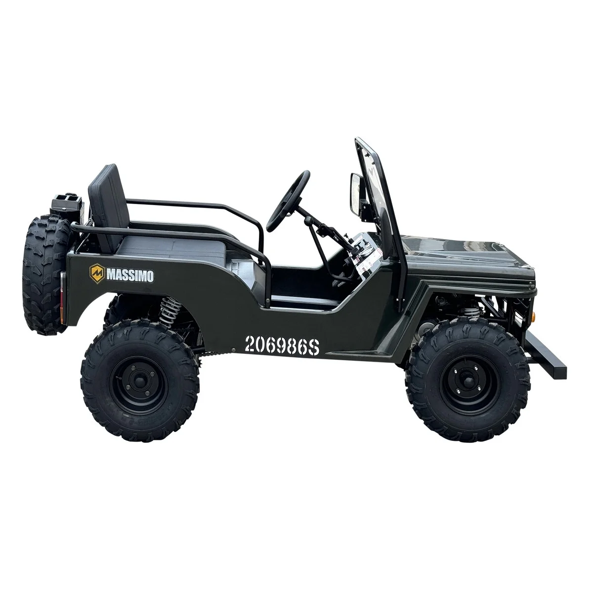 Massimo Mini 125 | 4 Stroke 9HP 2WD (Go Kart) (Green) - Curated Treasures Market