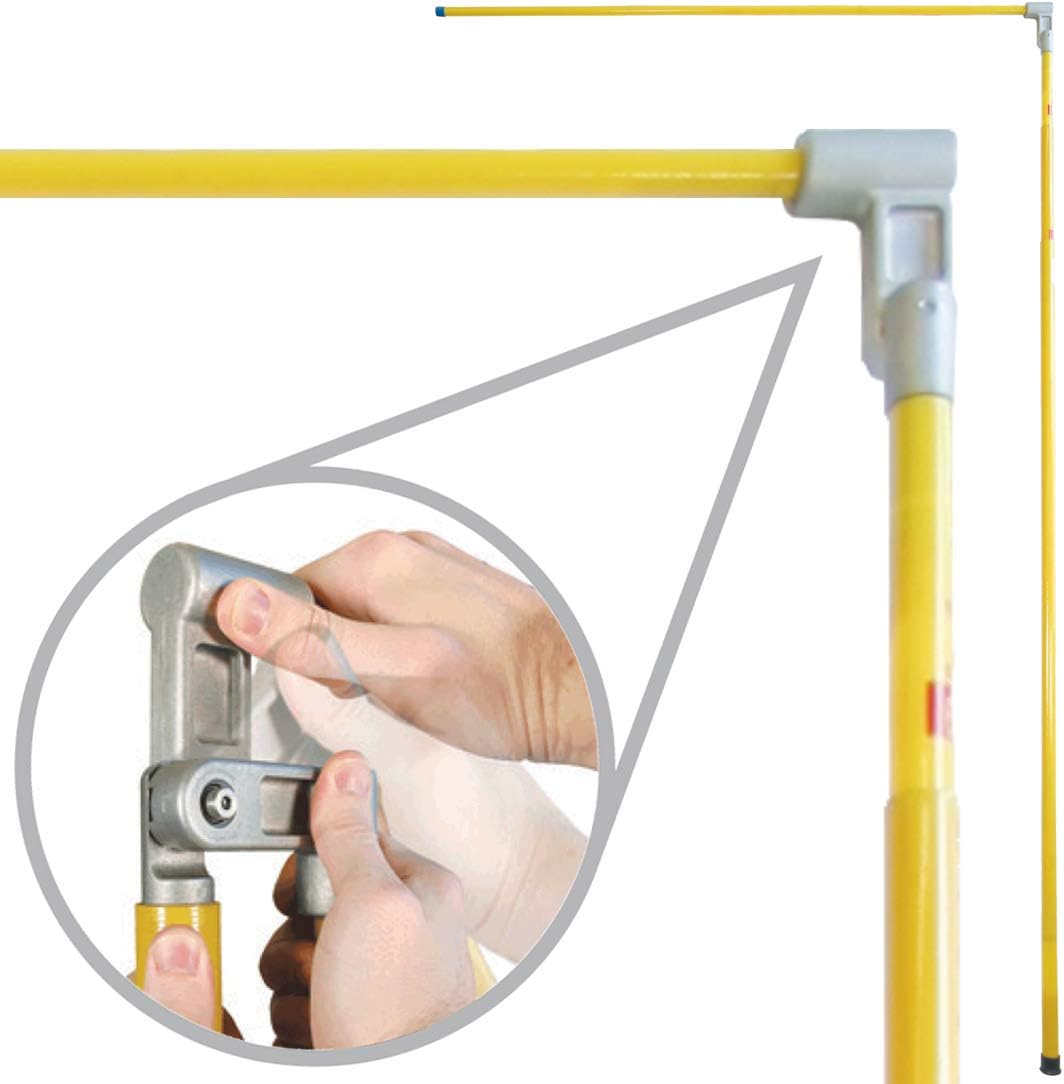 VULCAN The Original Quick Click Height Stick - Measures Up to 15 Feet