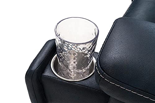 Pride ViVaLift Radiance 3-Heating Pad Lift Chair Power Recliner (PLR3955S) Small (Canyon Steel, Inside Delivery and Setup)
