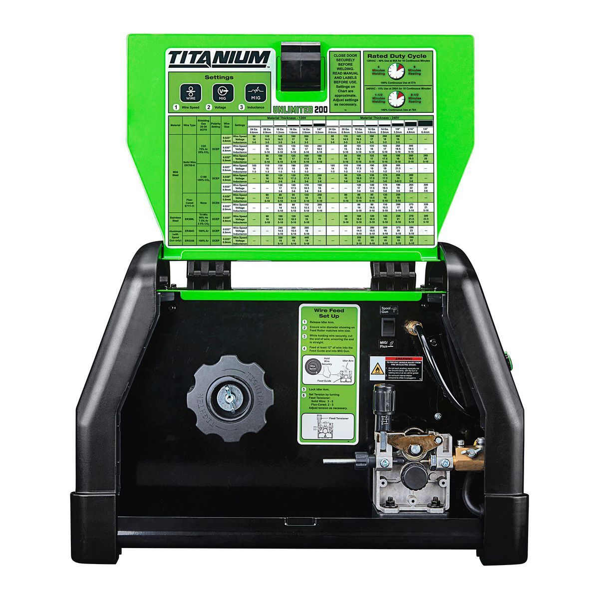 TITANIUM UNLIMITED 200 Professional Multiprocess Welder with 120/240V Input