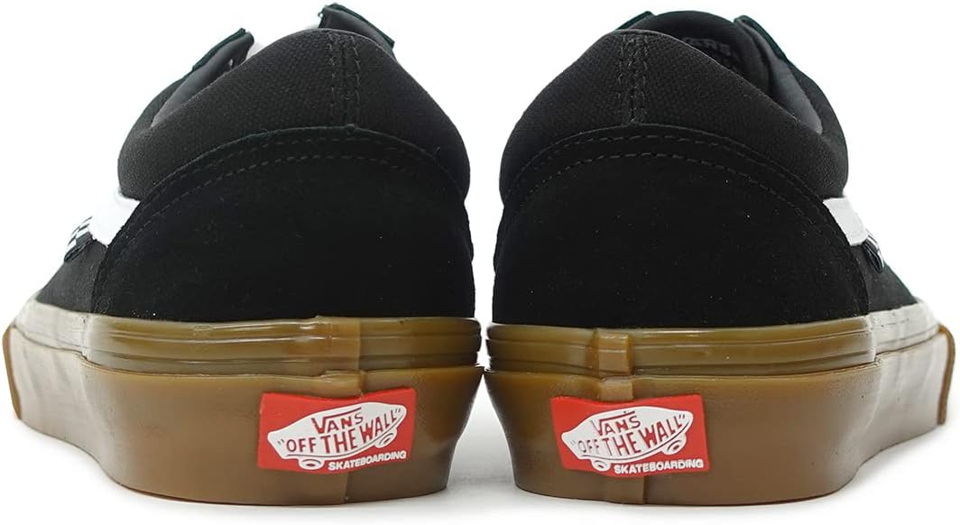Vans Men's Skate Old Skool Sneaker, Black/Gum, Size 10.5