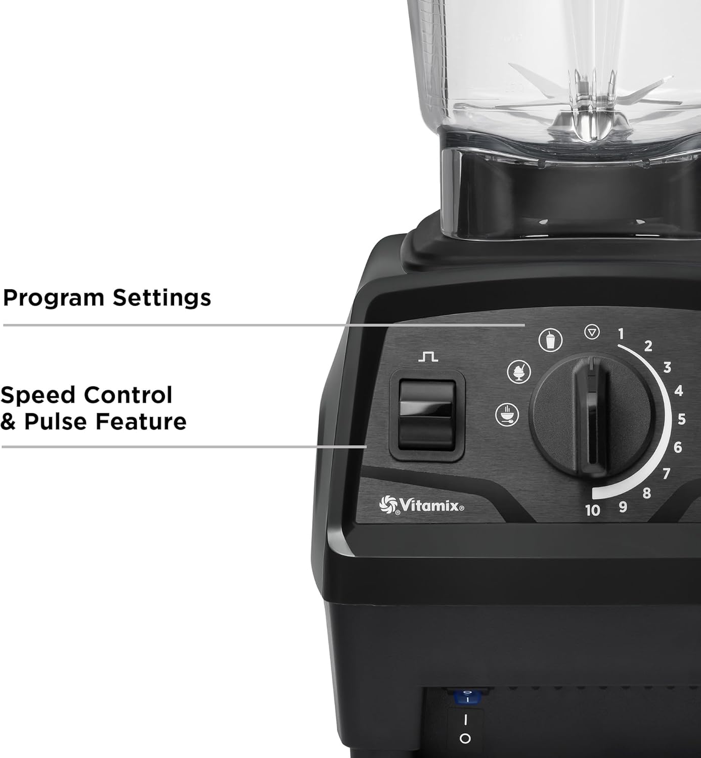 Vitamix Explorian Blender with Programs, Professional-Grade, 64 oz. Low-Profile Container, Black (Renewed Premium)