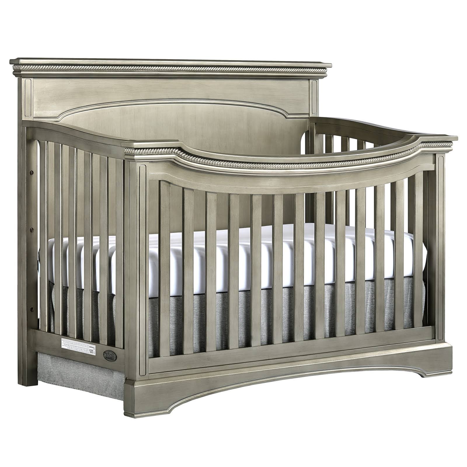 Evolur Catalina Antique Bronze Flat Top Convertible Crib