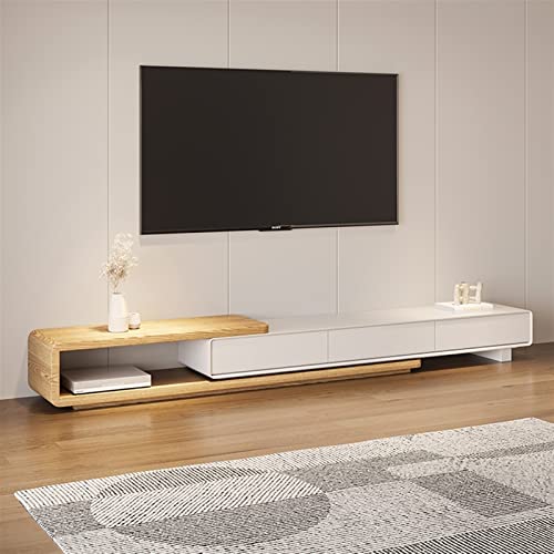 Modern TV Stand Modern Minimalist TV Stand Living Room 59"-86" Expandable TV Stand Media Console Can Accommodate Up to 90 Inch TV Storage Cabinets(A)